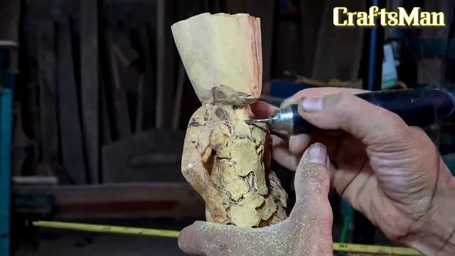 I'm Groot - Деревянные поделки - скульптура Baby Groot Деревянная Версия