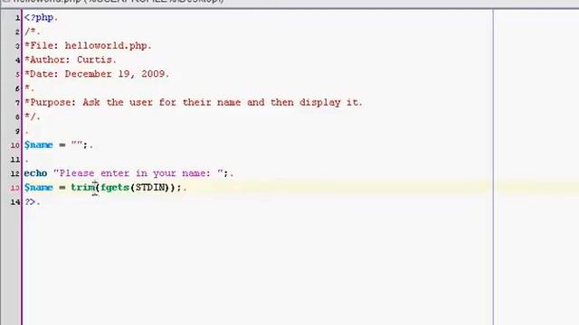 Learning the Basic's of PHP Programming - Tutorial 2 смотреть онлайн