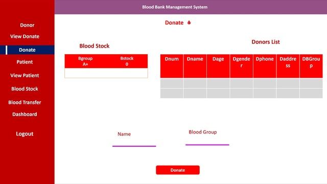 Blood bank project in C# | Windows Forms | How to Design смотреть онлайн