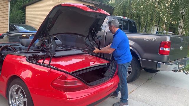 2003 SL500 R230 Manual Vario Roof Operation