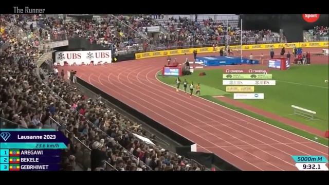 Joshua Cheptegei VS Aregawi INSANE 12:40 5000m Race (Diamond League 2023) смотреть онлайн