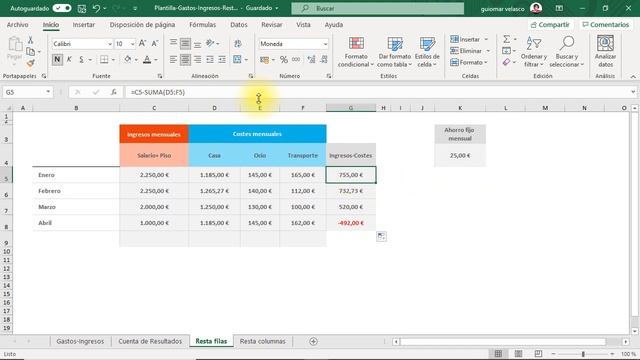 Cómo Restar en Excel. Filas y Columnas, función RESTA y otros métodos ?? Tutorial 2023 смотреть онлайн