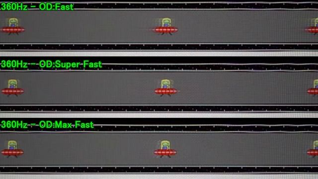 Alienware 25 AW2521H 360Hz時のオーバードライブ別 応答速度比較 смотреть онлайн