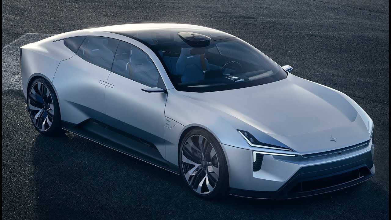 Polestar Precept - Интерьер, экстерьер и привод - потрясающий электрический седан. смотреть онлайн