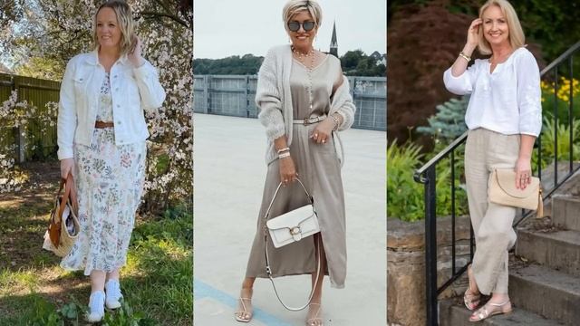 ОСВЕЖАЮЩИЕ И ОМОЛАЖИВАЮЩИЕ ОБРАЗЫ НА АВГУСТ ДЛЯ ЖЕНЩИН 50+ смотреть онлайн