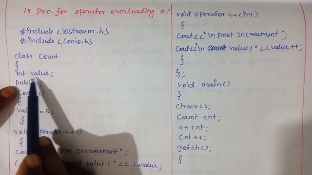 oops in c++ Tamil/Function overloading/Constructor overloading/Operator Overloading in Tamil смотреть онлайн