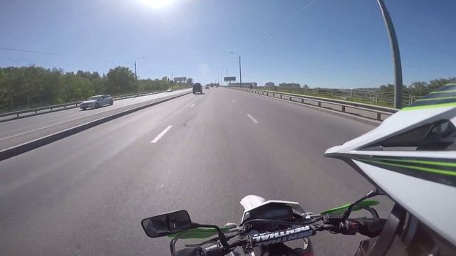 Прохват по Томску KLX250