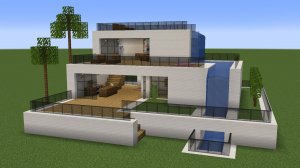 Майнкрафт - Как построить современный особняк Minecraft