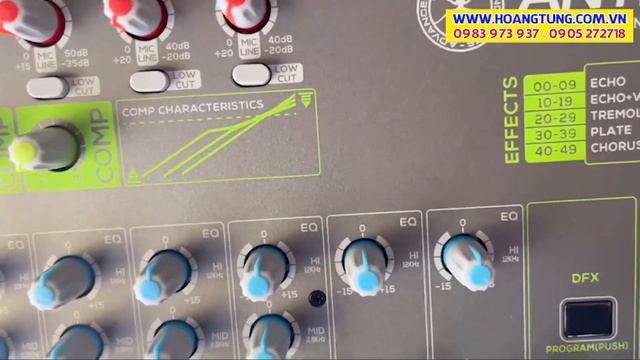 ANT ANTMIX 12FX // Mixer 12 Kênh Tích Hợp Digital Effect - Hướng Dẫn Chỉnh Effect смотреть онлайн