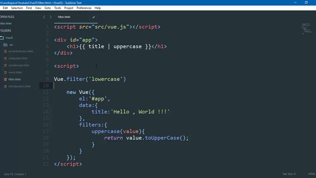 Bài 6. Filter trong VueJS смотреть онлайн