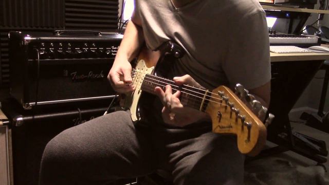 Mark Foley Guitar Products "Big Iron Low Wind" pickups on Miranda 62 Strat - Blues Backing смотреть онлайн