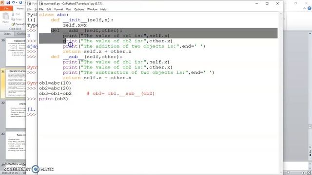 Python programming 19 Classes and Objects in python 4 смотреть онлайн