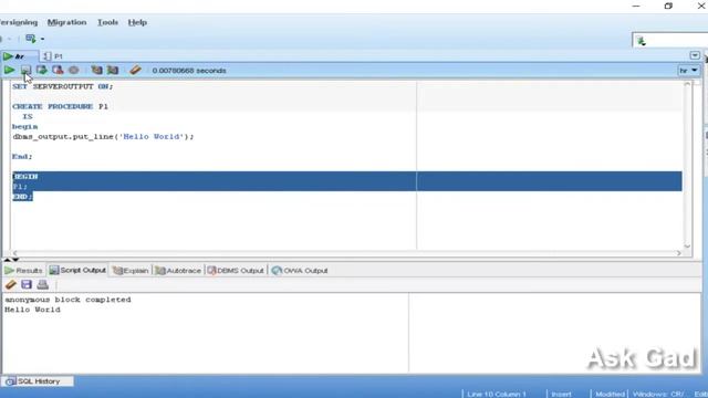 15-Oracle PL SQL Arabic Course Subprogram procedure اوراكل ديفلوبر смотреть онлайн