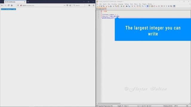 How to use php integers смотреть онлайн