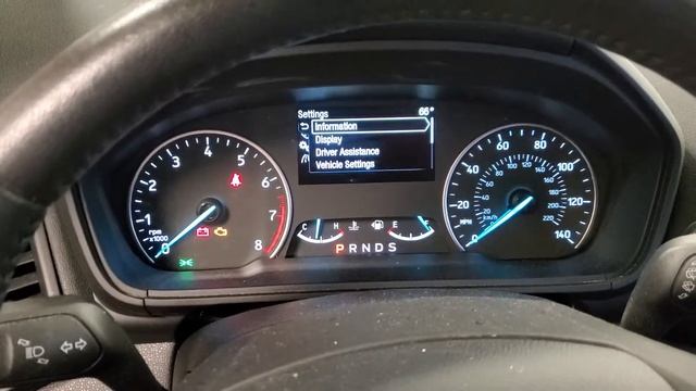2018 Ford Ecosport Oil Life Reset