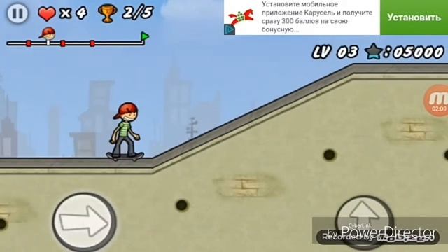 Skater Boy. Обзор на 5 уровней. смотреть онлайн
