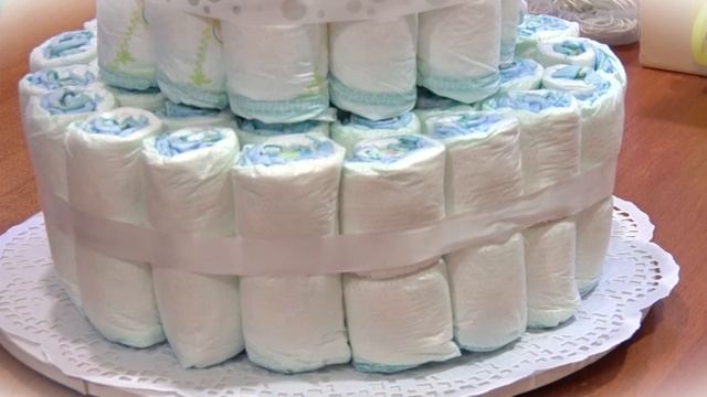 Мастер-класс. Торт из памперсов