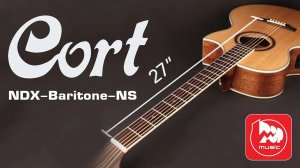 Электроакустическая гитара CORT NDX-Baritone-NS