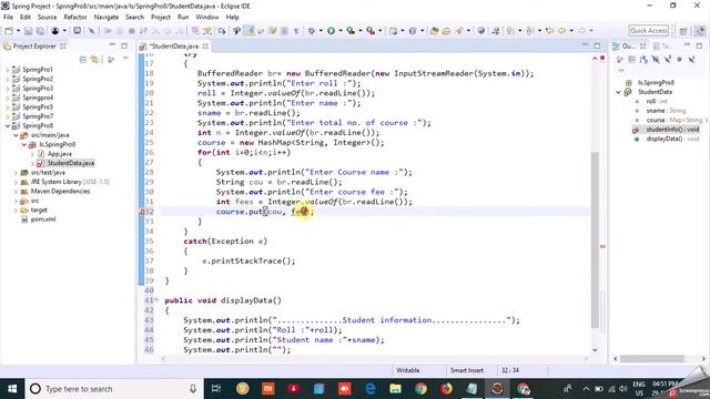 Use of Collection class (HasMap) | Spring Core Tutorial in Hindi | #7 смотреть онлайн
