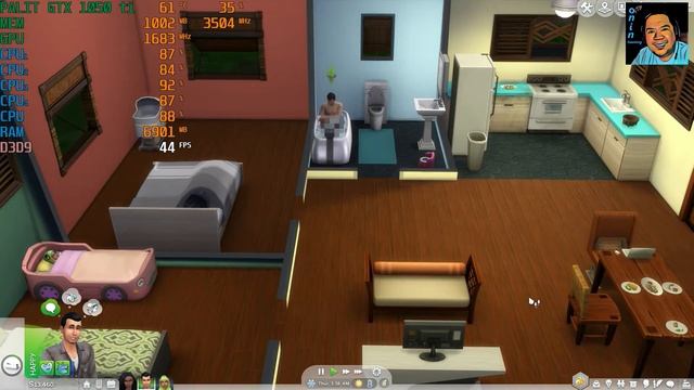 THE SIMS 4 | AMD A8 9600 + GTX 1050 TI 4GB | Onin Gaming смотреть онлайн