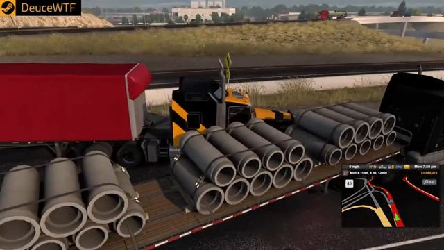 American Truck Simulator | Idaho DLC | Enjoying the sights. смотреть онлайн