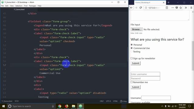 Bootstrap 4 [#13] Forms & Input смотреть онлайн