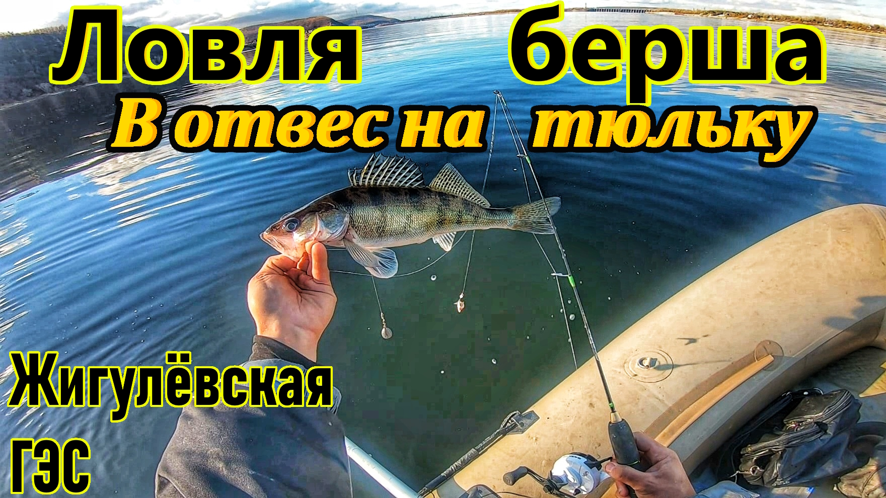 БЕРШ НА ТЮЛЬКУ/РЫБАЛКА НА ВОЛГЕ/ЛОВЛЯ В ОТВЕС С ЛОДКИ/ЛОВЛЯ БЕРША/ЖИГУЛЁВСКАЯ ГЭС/САРАТОВСКОЕ ВДХ. смотреть онлайн