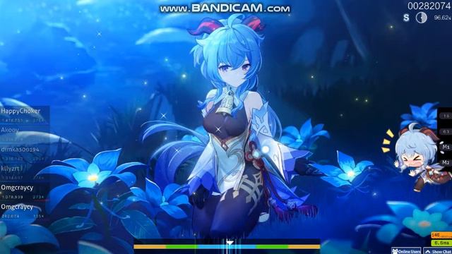 Qilin's Prance (Ganyu Theme) ~ osu! (3.19* HD 94.17%) with 0% background dim смотреть онлайн