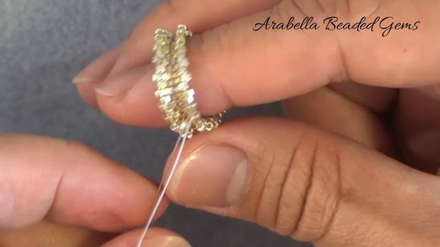 How to Make a 3D Circle Beaded Pendant Necklace / Peyote Stitch Tutorial / Left-Handed смотреть онлайн
