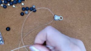 Как прикрепить кисть, сборка бус
