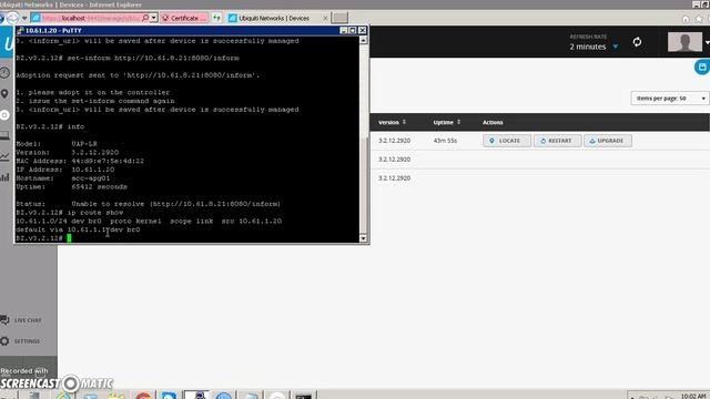 How to Set Default Gateway and Controller IP address of Unifi AP via SSH смотреть онлайн