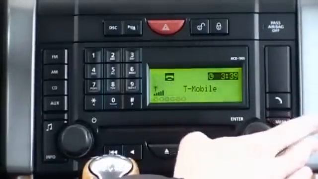 Basic phone functions in a Range Rover Sport fitted with a mObridge bluetooth kit смотреть онлайн