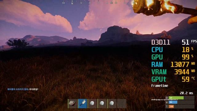 GeForce GTX 1050 ti -- Intel Core i3-10100F -- Rust FPS Test смотреть онлайн