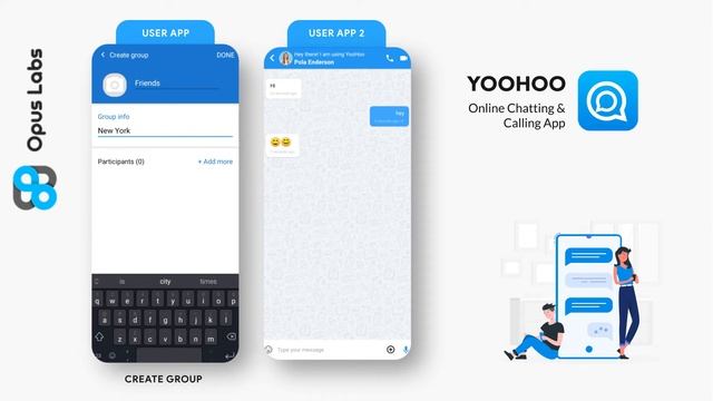 Android Chatting App with Voice/Video Calls, Voice messages + Groups -Firebase | Complete App|YooHo смотреть онлайн