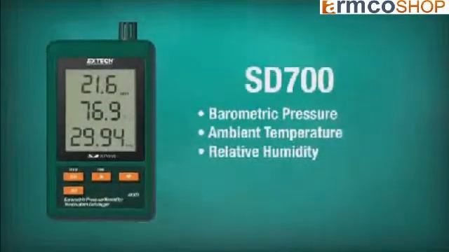Humidity/Temperature Datalogger Extech SD500 смотреть онлайн