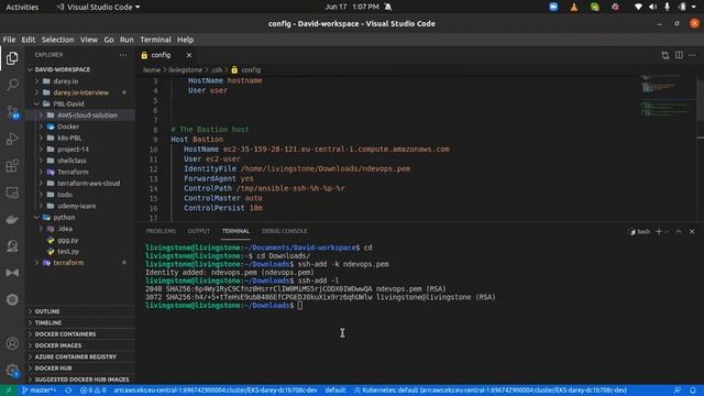How to connect to Bastion Host on Visual Studio code via SSH Agent смотреть онлайн