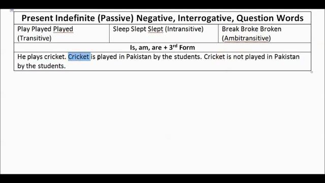 18 English Writing Present Indefinite Passive Negative Interrogative Question Words смотреть онлайн