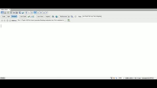 How to build make design create your first 1st CSS div tag webpage site Dreamweaver CS5.5 tutorials смотреть онлайн