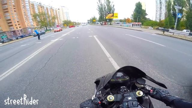 ЧУВАК НА СУБАРУ ПЫТАЛСЯ | Subaru WRX STI vs Fireblade смотреть онлайн