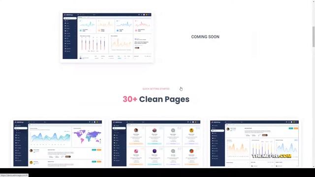 Adminage - Bootstrap Admin and dashboard Template tailwind sass Easy Create Website смотреть онлайн