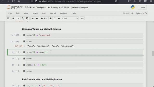 7 lists in python programming смотреть онлайн