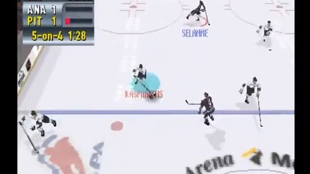 NHL 2001 (PS1) Mighty Ducks vs Penguins смотреть онлайн