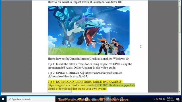 Fix Genshin Impact Crash at launch on Windows 10 (3/25/2023 updated) смотреть онлайн