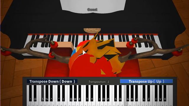 Roblox Piano| Mariah Carey - All I Want For Christmas Is You(Notes In The Description) смотреть онлайн