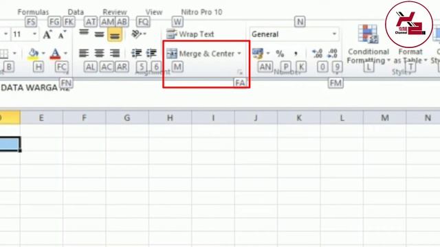 MEMBUAT TABEL EXCEL MENGGUNAKAN KEYBOARD TANPA MOUSE (SHORTCUT TABLE EXCEL) смотреть онлайн