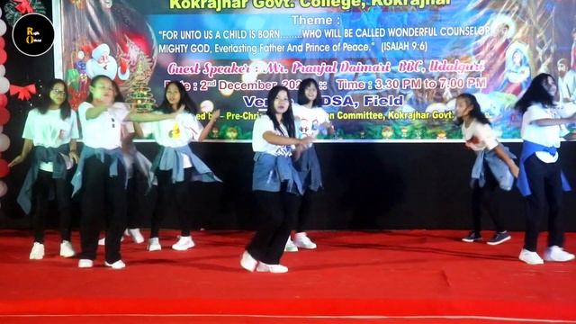 English Christmas song group dance//hostel girls_//KGC_Advent Christmas Celebration//Rajib Official смотреть онлайн