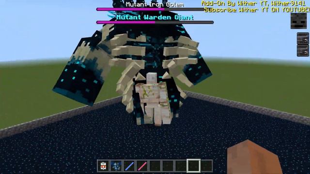 OP MUTANT IRON GOLEM vs DEEP DARKNESS in Minecraft - Ultra Warden, Withered Warden, Scorpion Warden смотреть онлайн