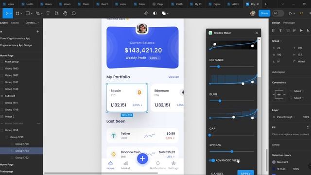 Tips for Drop Shadows in Figma Using 2 Plugins смотреть онлайн