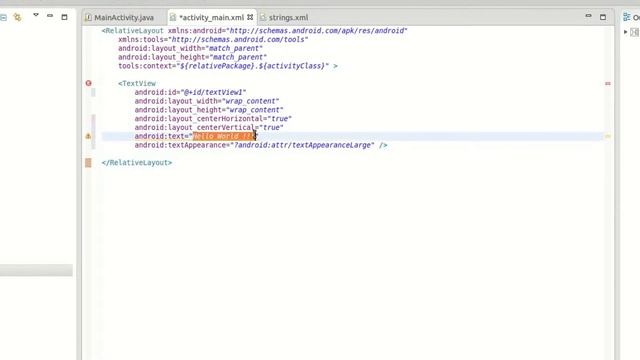 Android Hello World смотреть онлайн