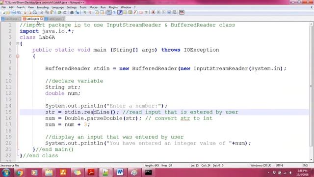 JAVA (b37) - Chapter 3 - input stream & chapter 4 - selection statement смотреть онлайн